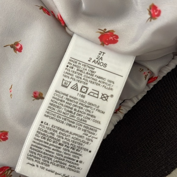 Old Navy Toddler 2T Black Jacket - Picture 5 of 5